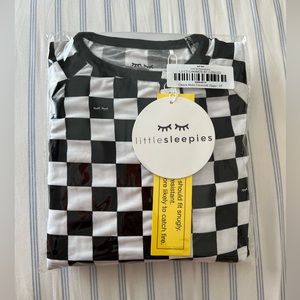❌SOLD❌ NWT Little Sleepies Check Mate Cool Checks Crescent Zippy